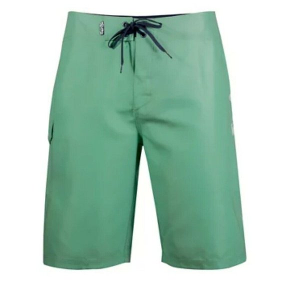 Salt Life Stealth Bomberz Boardshorts Men´s Swim Trunks Shorts Green Size 32 NEW